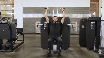 TechnoGym Overhead Press