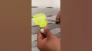 Don T Throw Used Shuttle Reuse Badminton Shuttle Creative Idea Creativity Waste To Best Keyring 