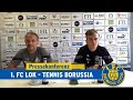 Pressegespräch vor dem Punktspiel gegen Tennis Borussia Berlin am 18.08.2022