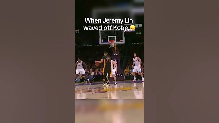 When Jeremy Lin waved off Kobe 👀 #shorts