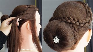 #bunhairstyle - #easyhairstyles -bal banana - bridal hairstyle - bal ka design - new easy Hairstyle