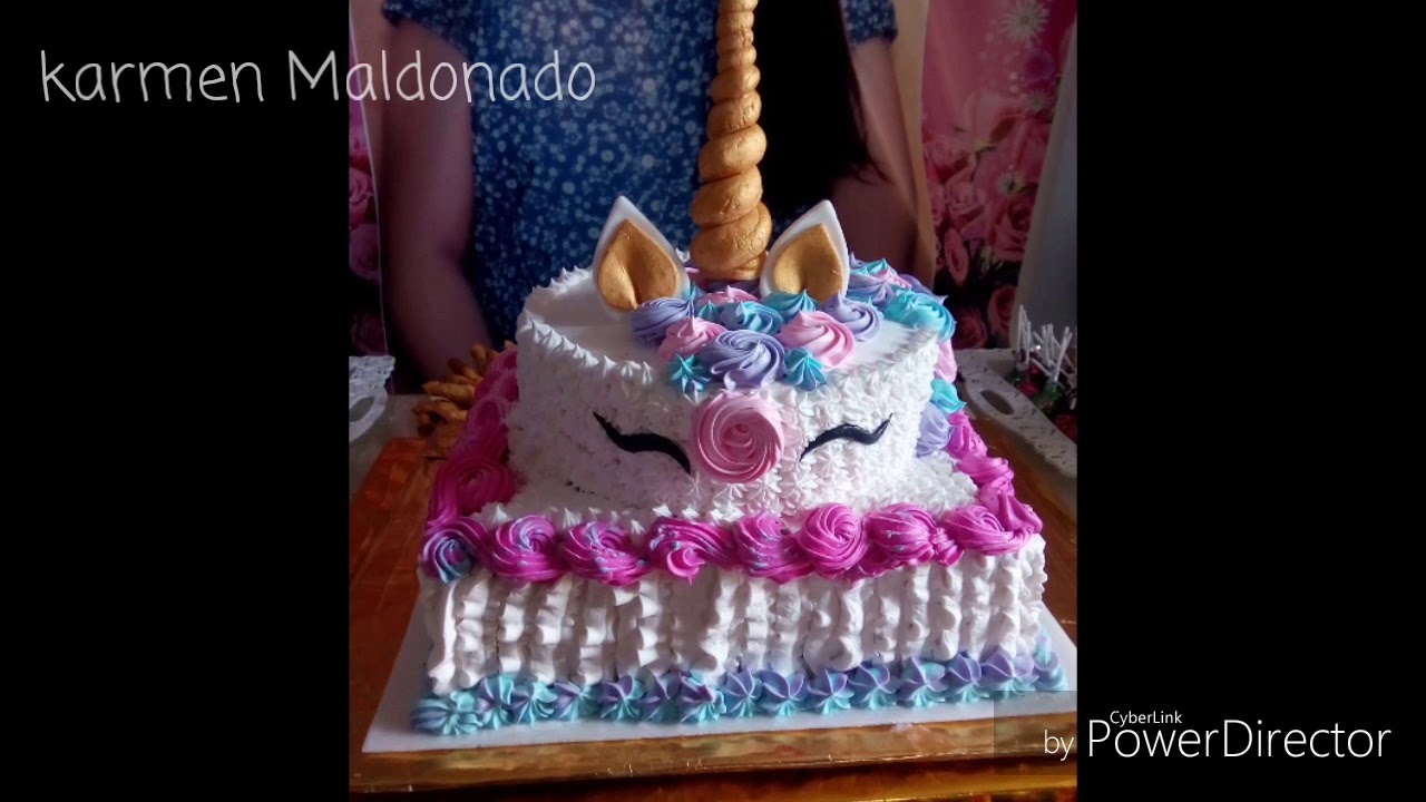 Tortas De Unicornio Cuadradas Para Ninas