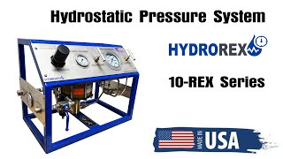 Hydrostatic Test System Pneumatic Pressure Test Pump