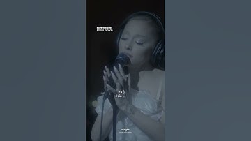 Thumbnail of Ariana's voice in this supernatural live version is so beautiful 😍✨ 🎤: #arianagrande #supernatural