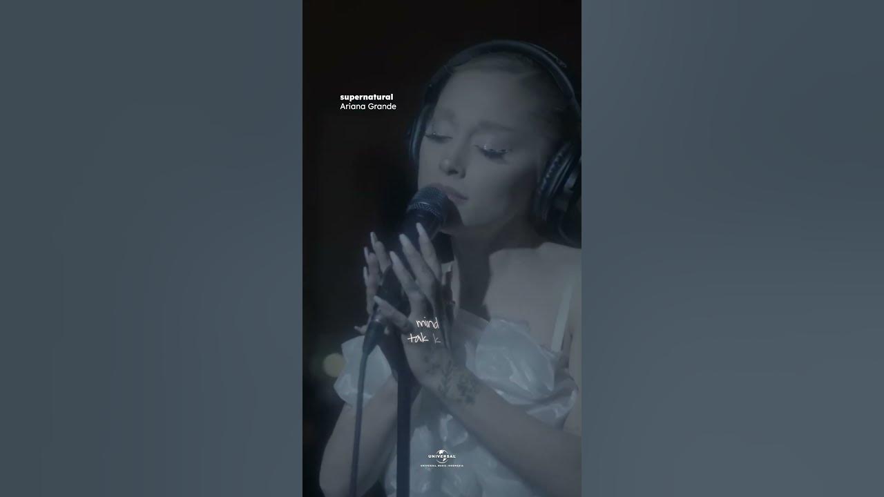 Ariana's voice in this supernatural live version is so beautiful 😍✨ 🎤: #arianagrande #supernatural