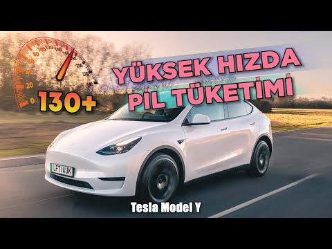 Tesla Model Y Yüksek Hızda Menzil Testi