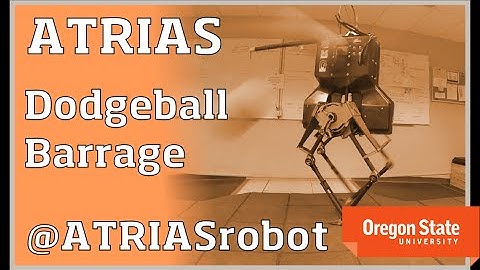ATRIAS Robot: Dodgeball Barrage