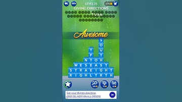 Word Stacks Level 31 Answers with Bonus
