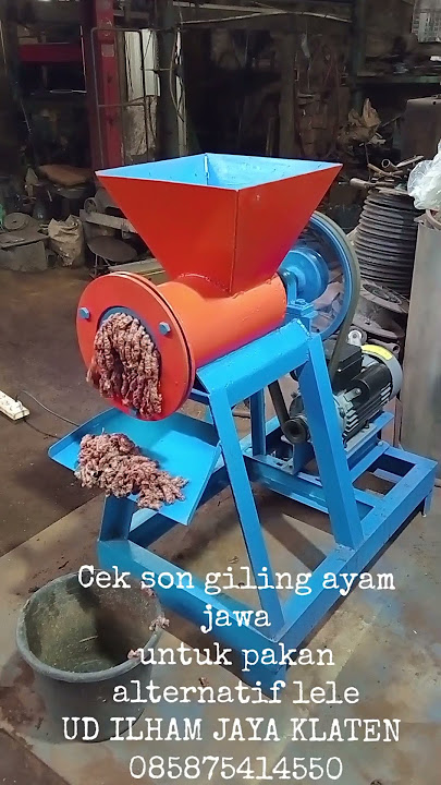 Mesin giling daging dan tulang komplit dinamo