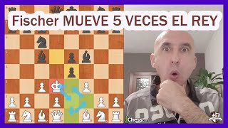 Bobby Fischer Hace 5 movimientos Locos en la Apertura con el REY || ¡MATCH SECRETO! 2/7