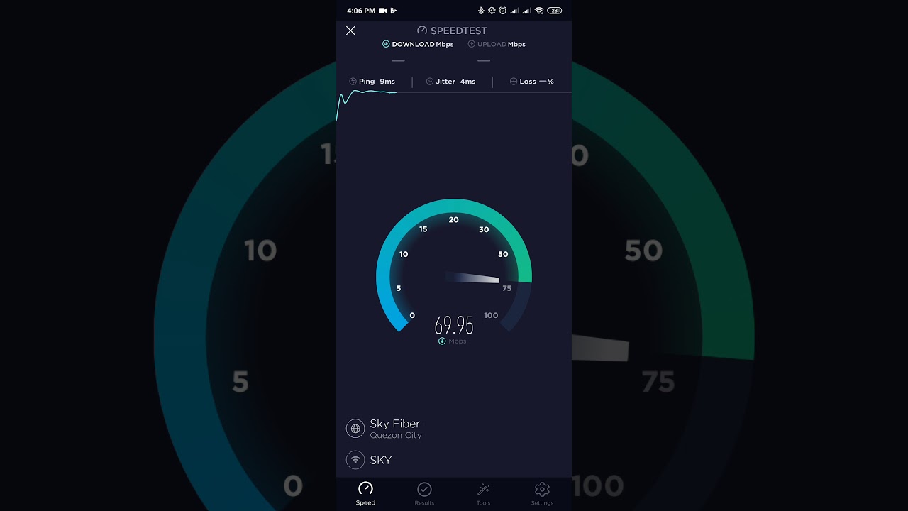 sky broadband download speed test