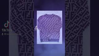 Sexy Fun Fendi Print sweater
