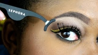 How To Apply Lashes using Sephora Bulls Eye Lash Applicator screenshot 4