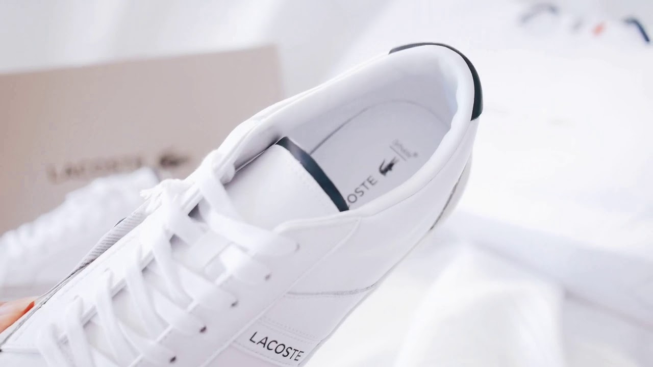 🤍 Review รองเท้า  lacoste จ้า สีละมุนมาก