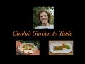 Cindys garden to table