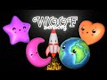 Magical space adventure baby sensory  stars  planets visuals with lively music 02 yrs 
