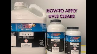 HowTo Apply Createx UVLS Clears
