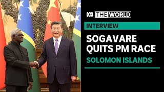 Solomon Islands' pro-China leader Sogavare withdraws from race to be prime minister | The World