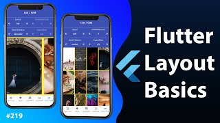 Flutter Layout Basics: Row, Column, Stack, Expanded, Container, ListView, GridView
