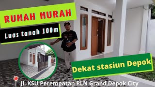 Rumah minimalis murah dekat stasiun Depok akses Grand Depok City bisa KPR dan Cash