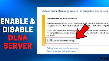 How to Enable / Disable DLNA server on your Windows 10/11