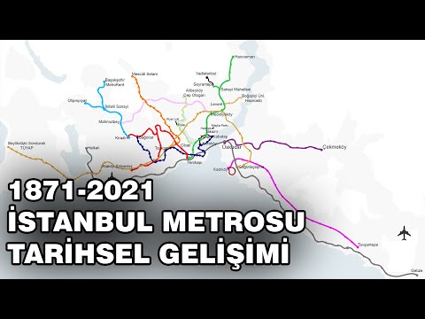 İstanbul Metrosu'nun Tarihsel Gelişimi |1871'den 2021'e | Timelapse  /w Unlost /w Thanos | Part 1