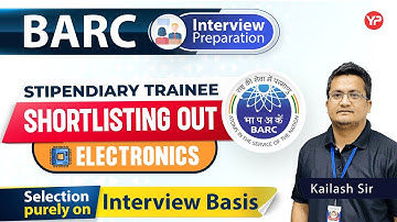 Selection purely on Interview basis | BARC Stipendiary Trainee-I shortlisting out Electronics Branch