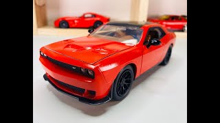 Restoration Damaged Dodge Challenger Diecast Model car Repair Diecast restoration