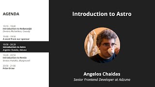 Introduction to AstroJS - Angelos Chaidas