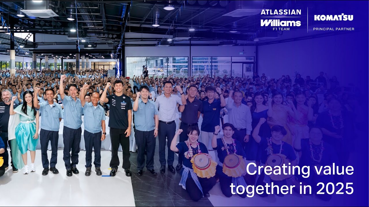 Create Value Together Komatsu & Atlassian Williams F1 Team: Creating value together in 2025 ...