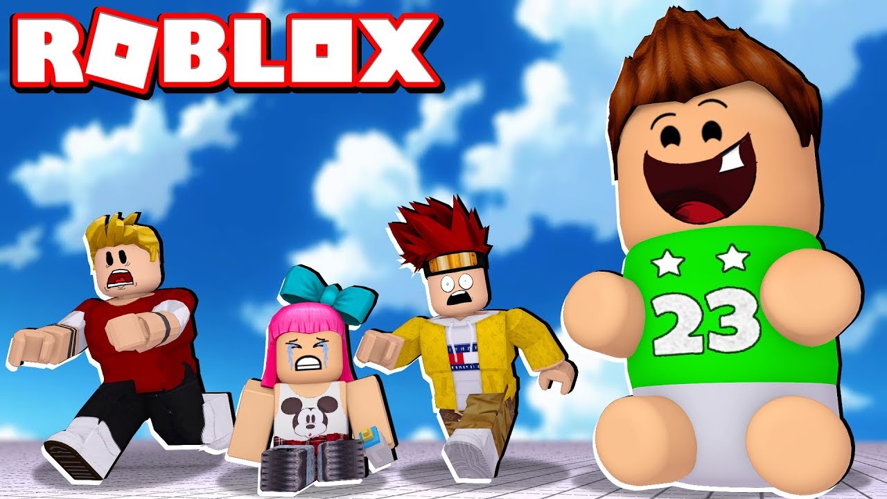 Me Convierto En El Bebe Mas Grande De Roblox Youtube - videos de roblox rovi23