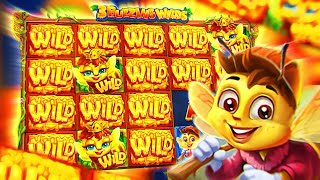 Я ПОЧТИ СОБРАЛ ВСЮ ПОЛЯНУ ВИЛДОВ В НОВОМ 3 BUZZING WILDS!! (БОНУС БАЙ)