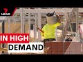 Australian tradies in high demand to build thousands of new homes  7 news australia