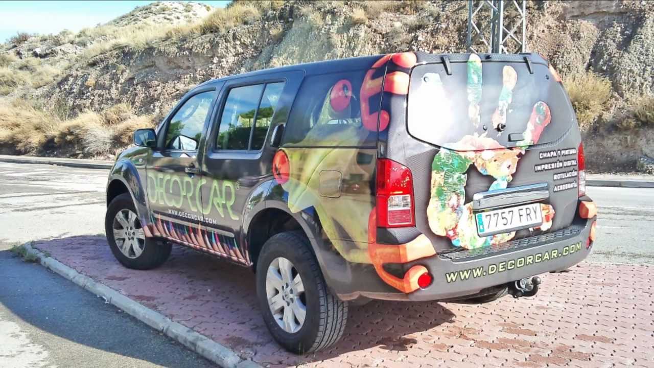 Rotulacion Completa De Un Vehiculo Con Vinilo Impreso Realizado Por Decorcar Youtube