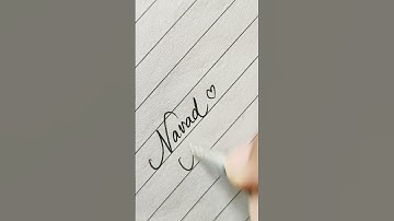 Name - Navad Mahi🥀Comment your name🌷Stylish Handwritting | #calligraphy #handwriting #nameart