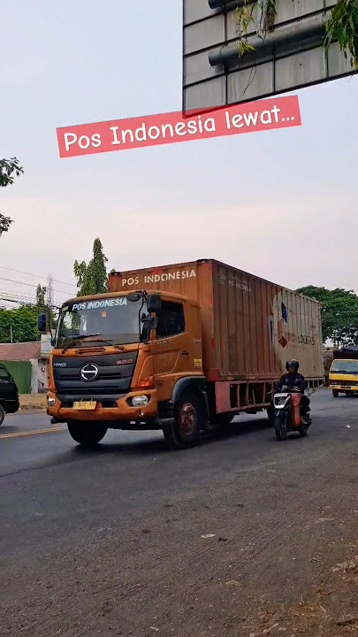 Kantor pos menyala abangkuu #shorts #truck #driving #post #duniamobilku
