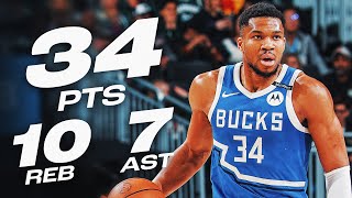 Giannis' 34-PT DOUBLE-DOUBLE vs Pacers! | March 15, 2025