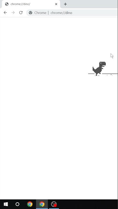 Chrome dino game play with Internet | #shorts - YouTube