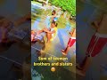 Teeman sundaie fundaie with his brothers and sisters 💦❤️