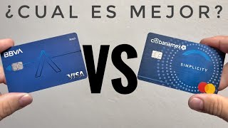 BBVA Azul VS Citibanamex Simplicity: Duelo de Tarjetas