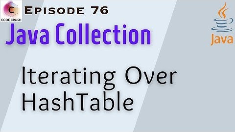 HashTable In Java | Iterating Over HashTable | keySet() | entrySet() | Iteration Through HashTable