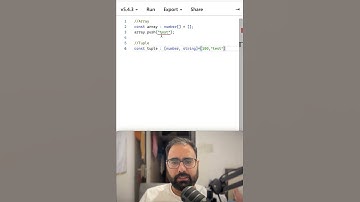 TypeScript Tutorial - Understanding Arrays and Tuples #typescript #coding