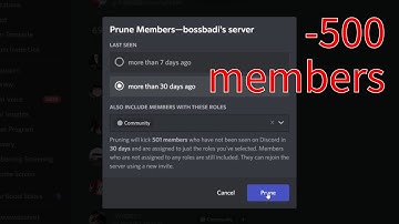 Pruning 500+ members from my Discord server 😢
