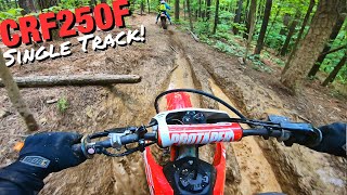 Riding Single Track With My Wife And Friends! - CRF250F by SALTxTHExWOUND 922 views 9 months ago 14 minutes, 44 seconds