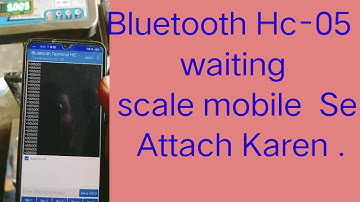 📱Bluetooth Hc-05 weighing scale Apne Mobile Se Attach kare .Weighing scale with Mobile App link👇