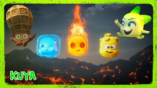 🔥 Fire vs 💧 Water... Who wins? 😲 |The Start of Kuya! | Compilation | KUYA Animation