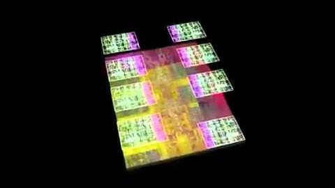 PMS Information Systems - IBM POWER7 processor chip animation.mp4