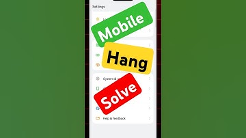 🚀 “Fix Mobile Hang Problem Instantly | Speed Boost Trick ⚡ #tech #shorts #shortvideo