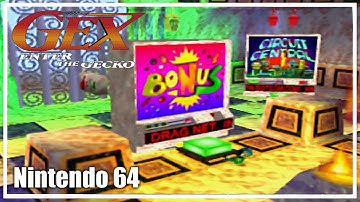 Gex 64: Enter The Gecko 100% Nintendo 64 Walkthrough (In Drag Net Mini Game)