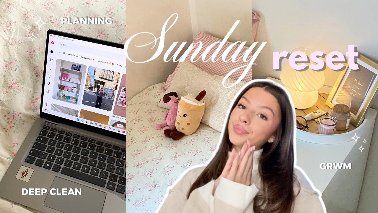 SUNDAY RESET | pulizie della camera, everything shower, grwm..🫧🧴🧹🎀